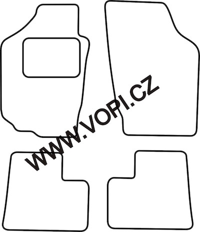 Autokoberce Suzuki Alto 2002 - 03/2009 Perfectfit (4524)